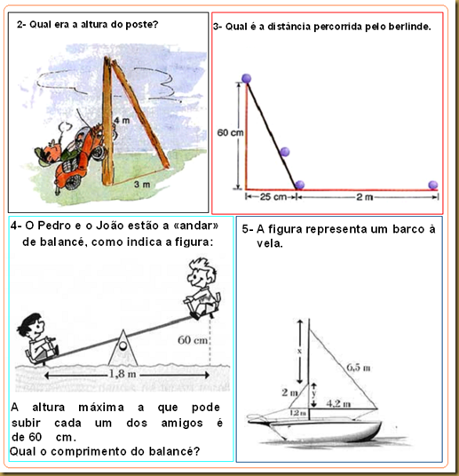 Matematica Aplicada: IMAGENS DE APLICAÇÃO DO TEOREMA DE PITÁGORAS